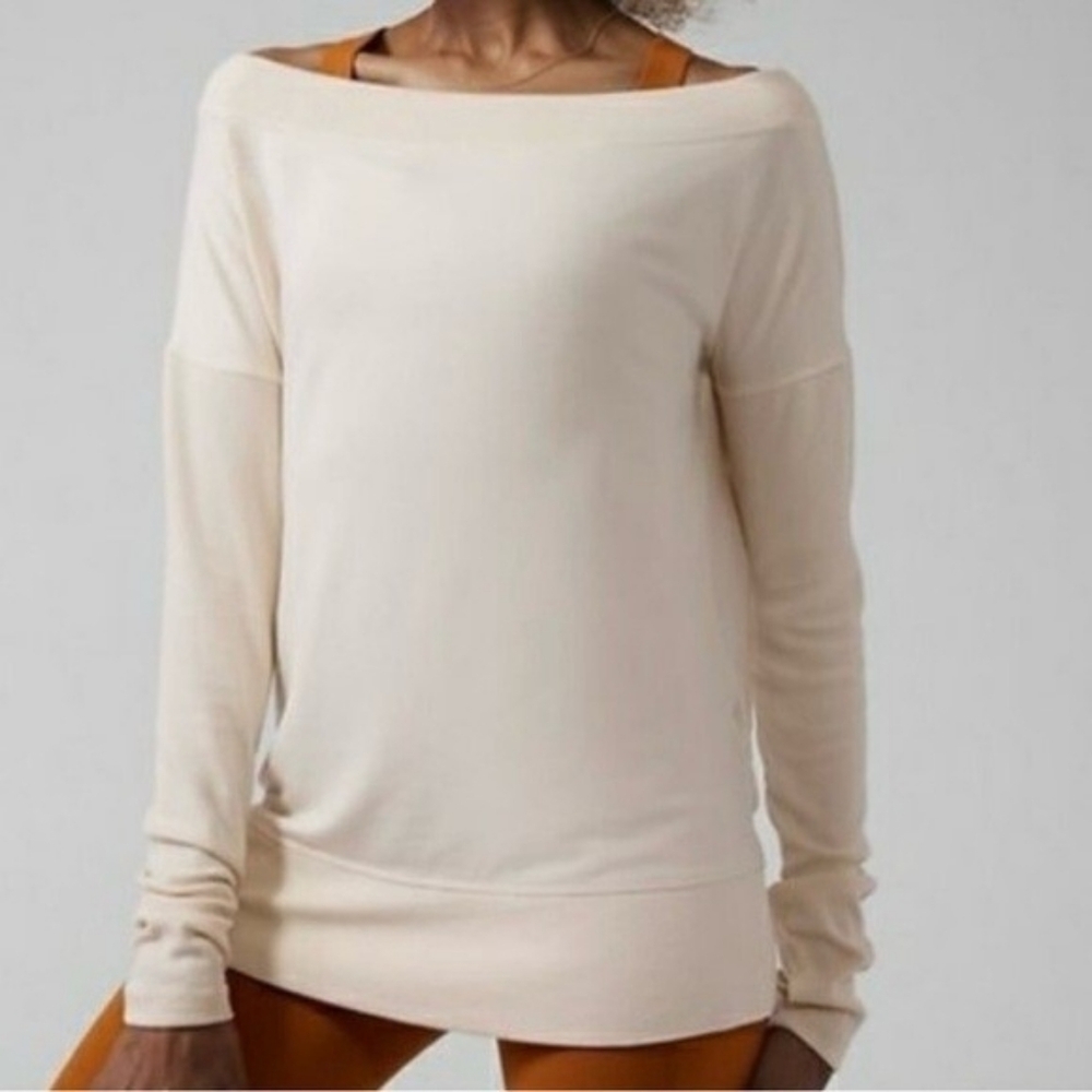 NWOT Athleta Ivory Studio Barre Top, XXS, Yoga, Athleisure, Gym, Ballet